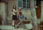 Dorothy and Laugeard children, March 1948