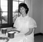 1964 Dorothy McCann Collins, breakfast in Kensington, CA day after wedding