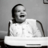 1967 June Ed Collins III at 8.5 mos. in Highchair Kensington, CA