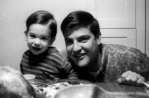 1969 Thanksgiving Ed Collins III and Ed Collins, Jr
