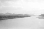 Imgin River looking west from deck of Libby Bridge – North Korea