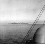 “Alcatraz” The federal penitentery in San Francisco Bay.