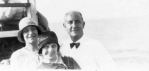 Leona Nelken (in rear L) Alfred Danziger and wife Ruth (in front) 1930 Assn of Commerce, Grand Isle, LA