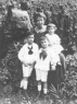 Leona Nelken with her three children L-R Sam, Leonard and Cecile