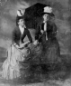 Unidentified ladies, one could be Leona Reiman